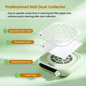 JODSONE Mini Nail Dust Collector packaging details