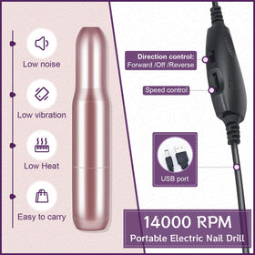 JODSONE nail drill with 25000 rpm speed