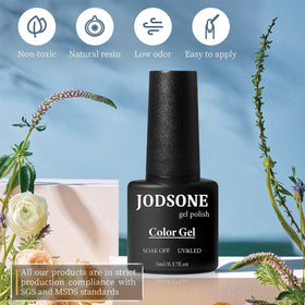 JODSONE nail polish bottles arranged neatly