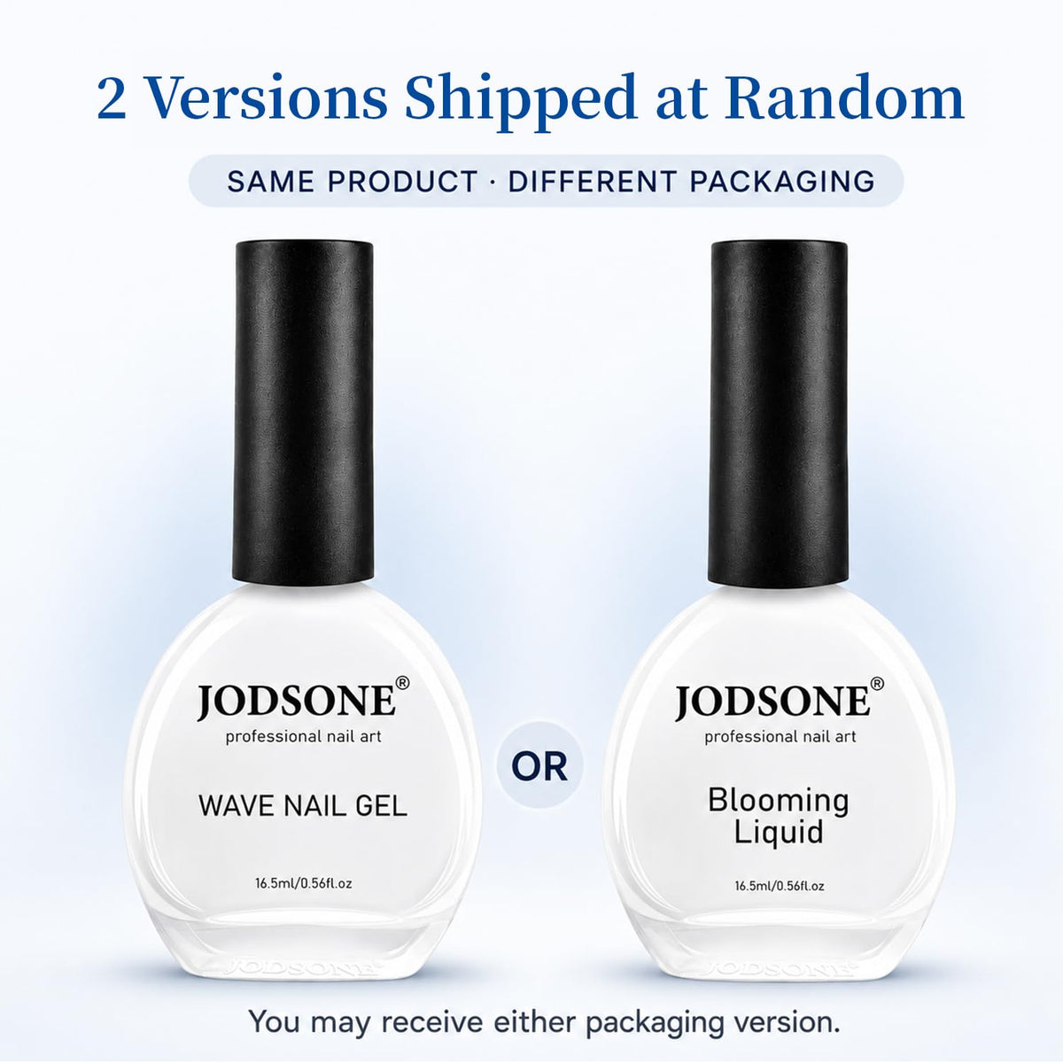 JODSONE Ocean Wave Blooming Gel Nail Polish 16.5ml bottle side view