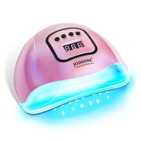 JODSONE Pink UV Nail Lamp front view with LCD display