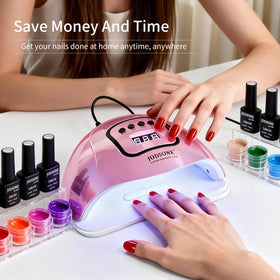JODSONE Pink UV Nail Lamp packaging with product details