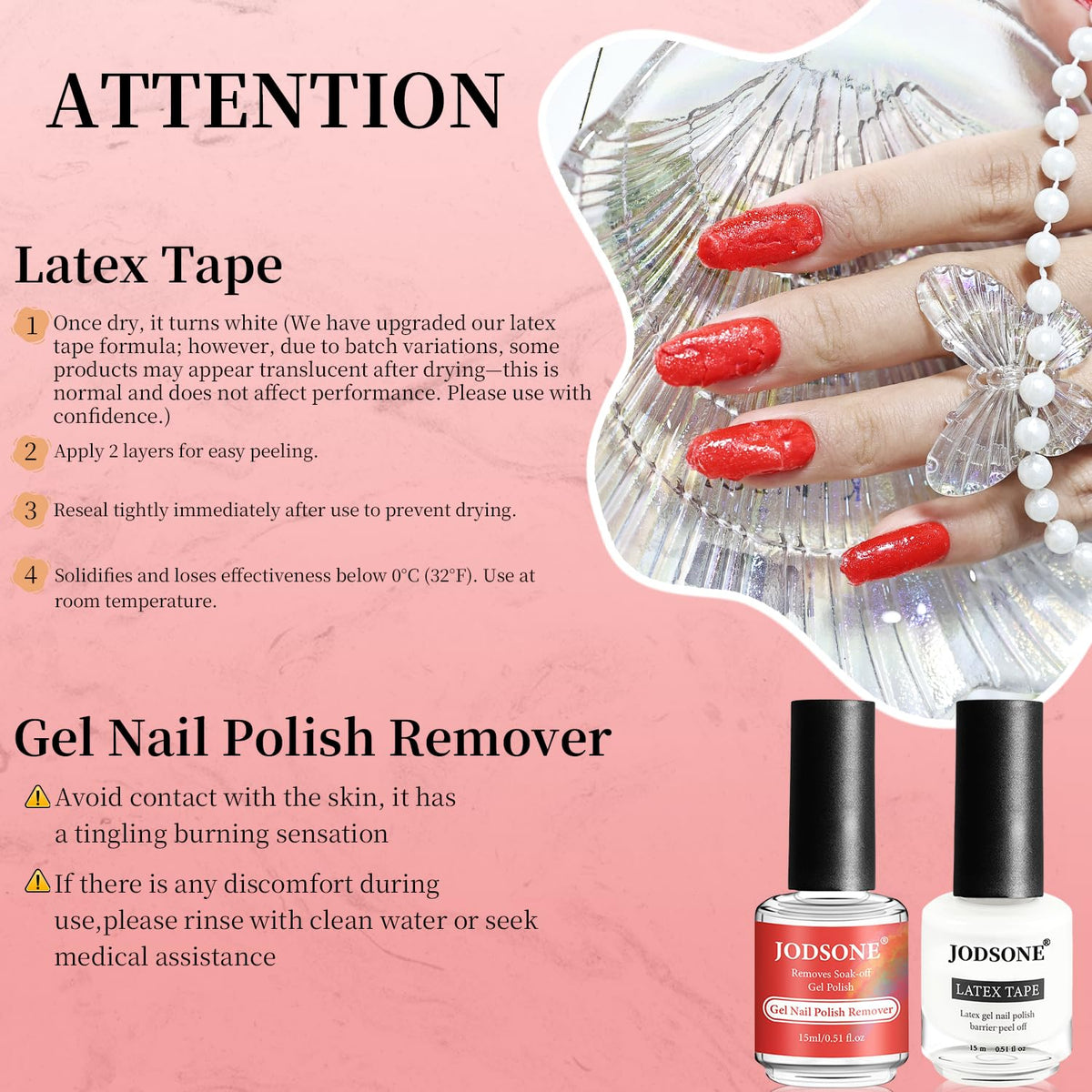 JODSONE tools laid out for manicure