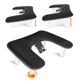 JODSONE U-Shaped Black Arm Rest front view with phone holder