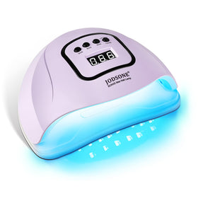JODSONE UV LED Nail Lamp purple front view with LCD display