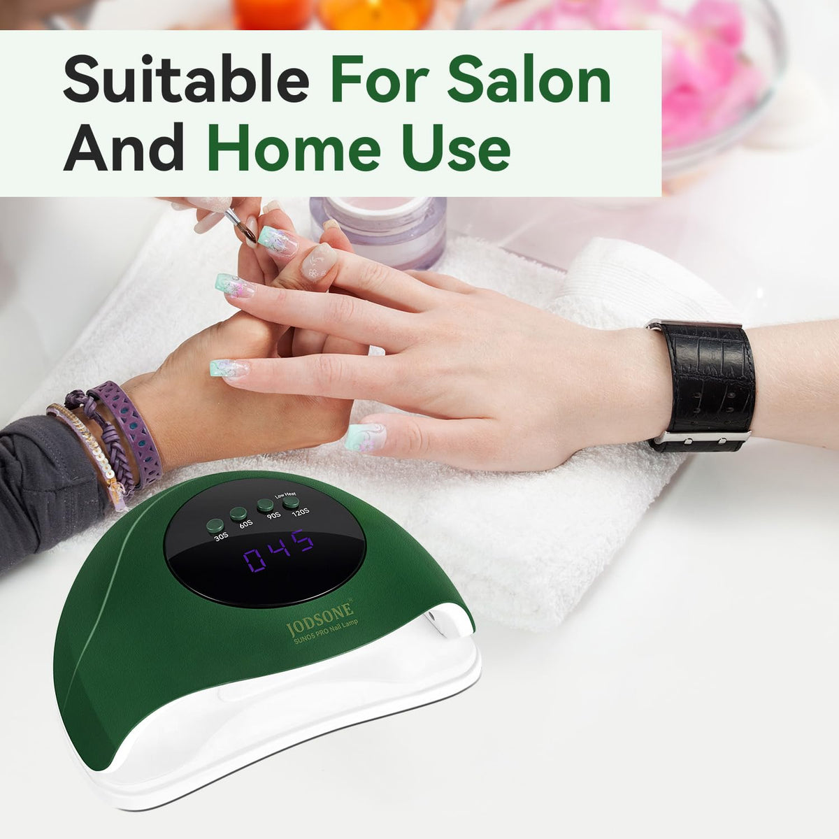 JODSONE UV Nail Lamp close-up of the auto sensor feature