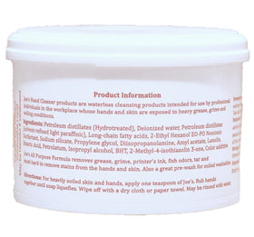Joe's All Purpose Hand Cleaner 1 lb packaging