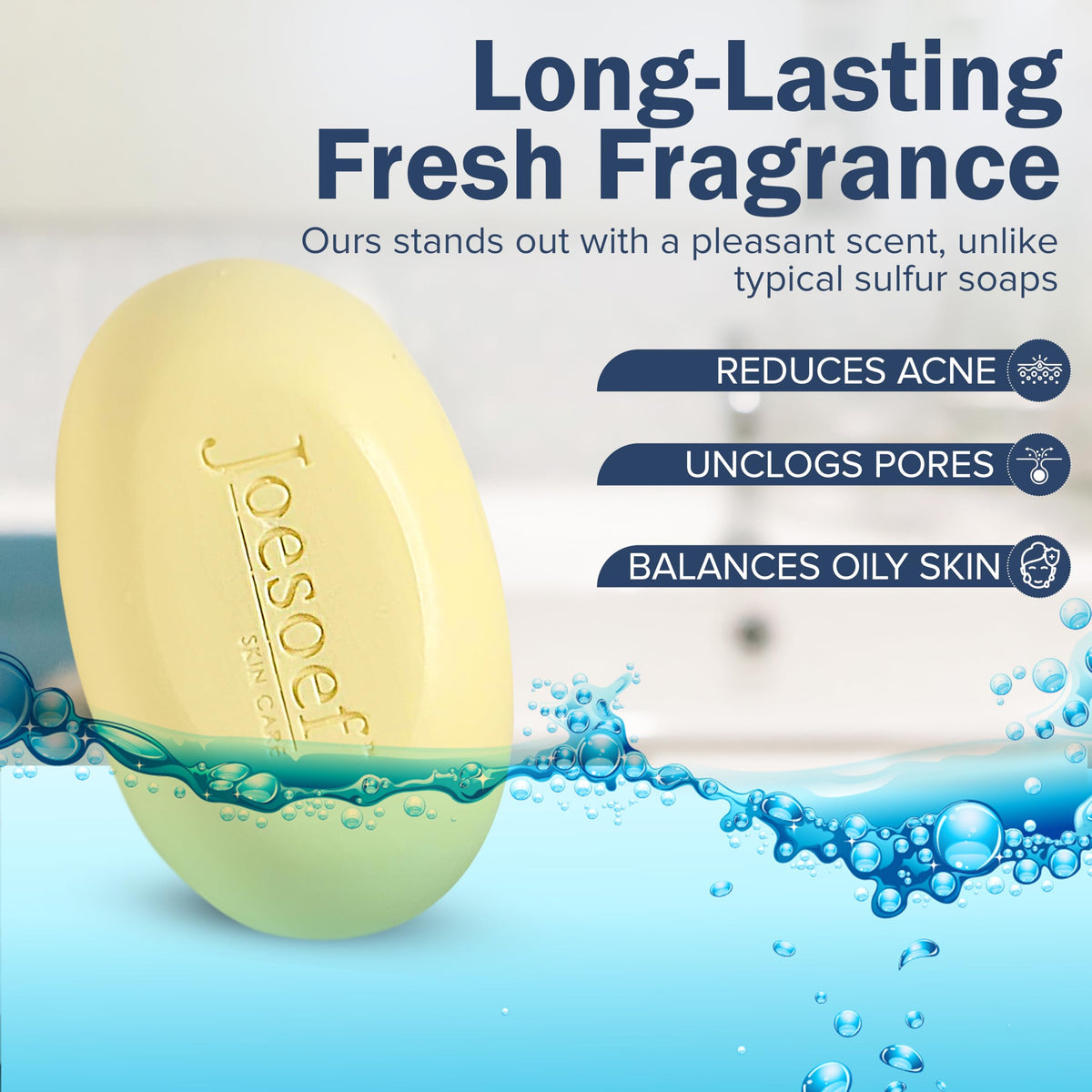 JOESOEF SKIN CARE Sulfur Soap 100G with fresh ingredients