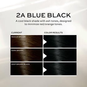 John Frieda Blue Black hair dye foam texture