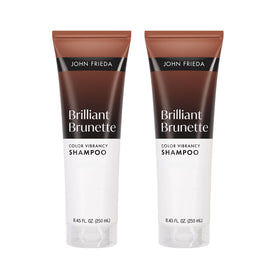 John Frieda Brilliant Brunette Color Vibrancy Shampoo front view
