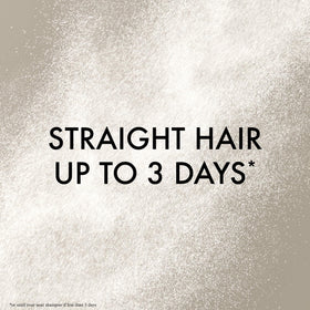 John Frieda Frizz Ease 3 Day Straight Flat Iron Spray application on damp hair