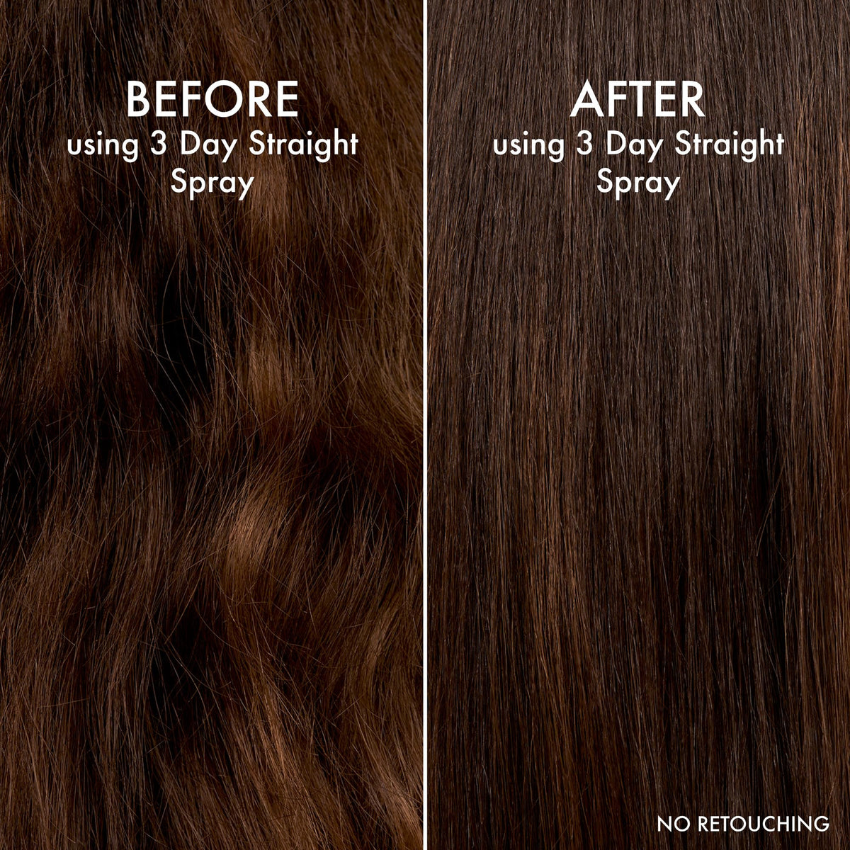 John Frieda Frizz Ease 3 Day Straight Flat Iron Spray in a bathroom setting