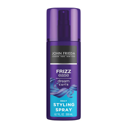 John Frieda Frizz Ease Dream Curls Daily Styling Spray front view 6.7 oz