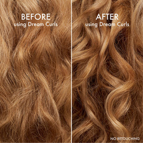 John Frieda Frizz Ease Dream Curls Mousse in lifestyle setting