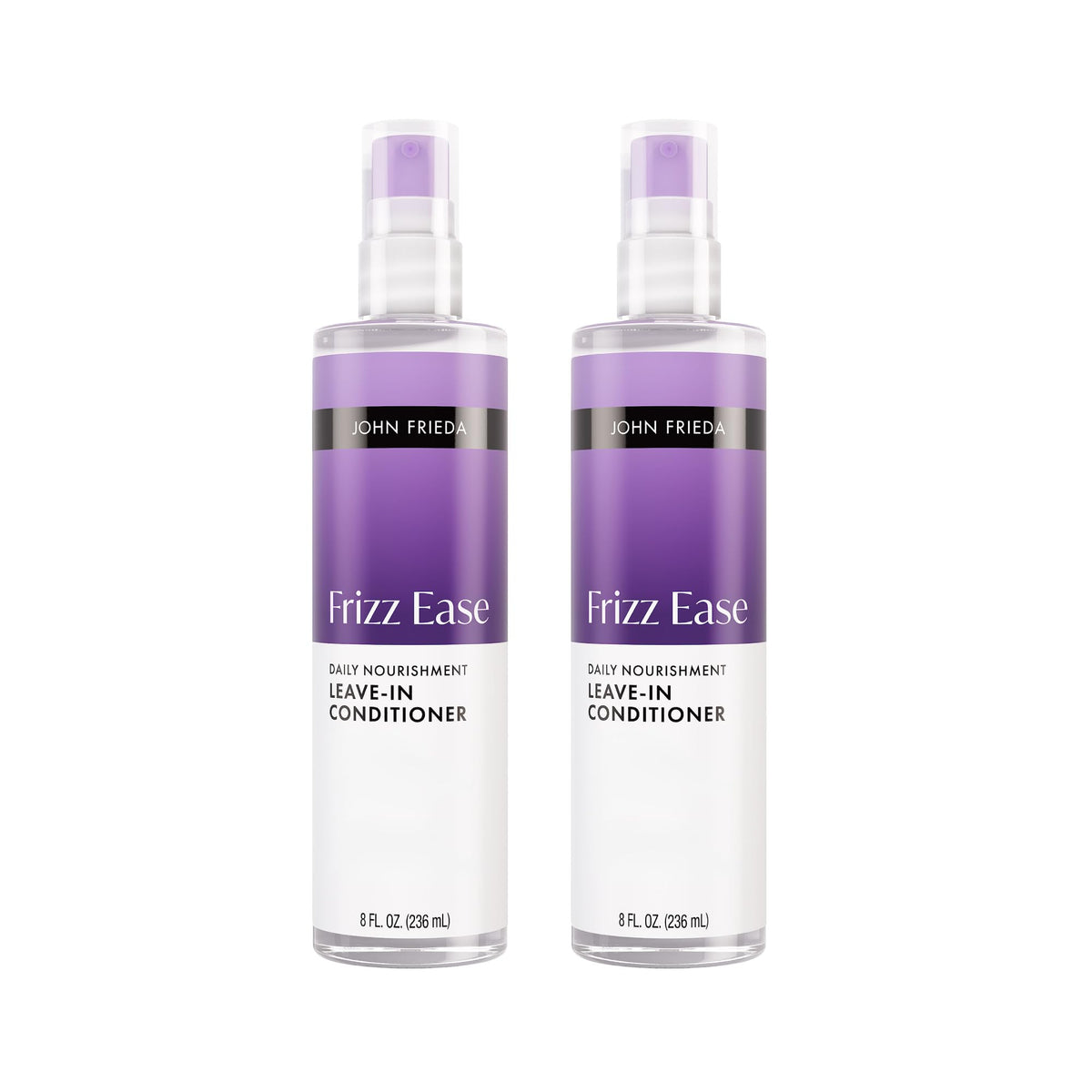 John Frieda Frizz Ease Leave-In Conditioner front view, 8 fl oz
