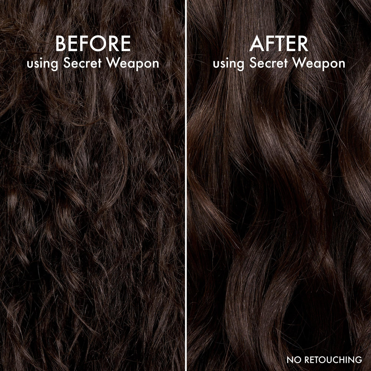 John Frieda Frizz Ease Smoothing Hair Creme application on hair
