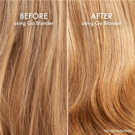 John Frieda Go Blonder Lightening Shampoo bottle side view