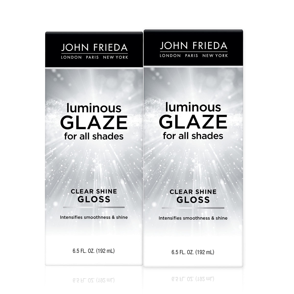 John Frieda Luminous Glaze Clear Shine Hair Gloss front view