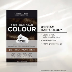 John Frieda Precision Foam Colour 5N colourant bottle