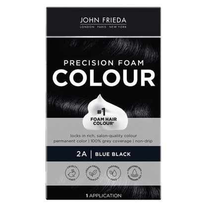 John Frieda Precision Foam Colour Blue Black 2A front view