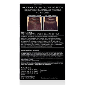 John Frieda Precision Foam Colour Dark Red Brown 4R developer and colourant