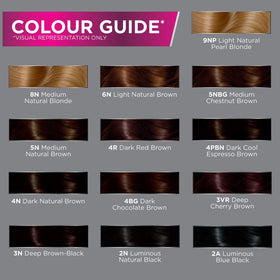 John Frieda Precision Foam Colour Light Natural Brown 6N gloves and instructions