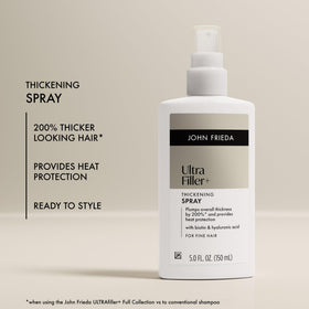 John Frieda ULTRAfiller+ Hair Thickening Spray lifestyle scene
