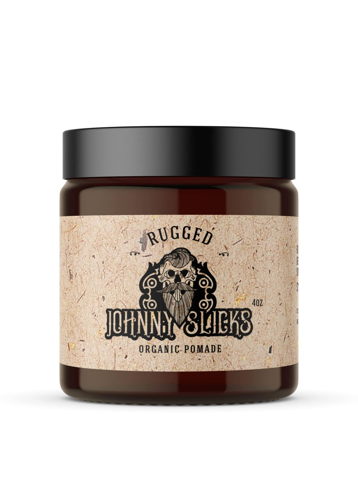 Johnny Slicks Oil Based Pomade front view, 4 oz