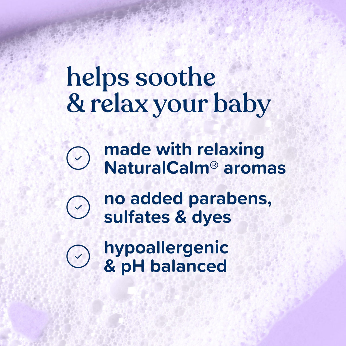 Johnson's Baby Calming Shampoo with bath toys