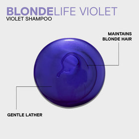 Joico Blonde Life Violet Shampoo with ingredients list