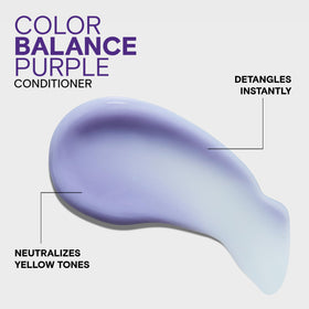 Joico Color Balance Purple Conditioner application on hair