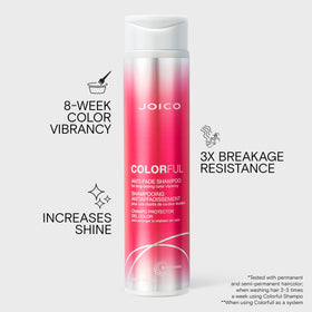 Joico Colorful Anti-Fade Shampoo bottle side view