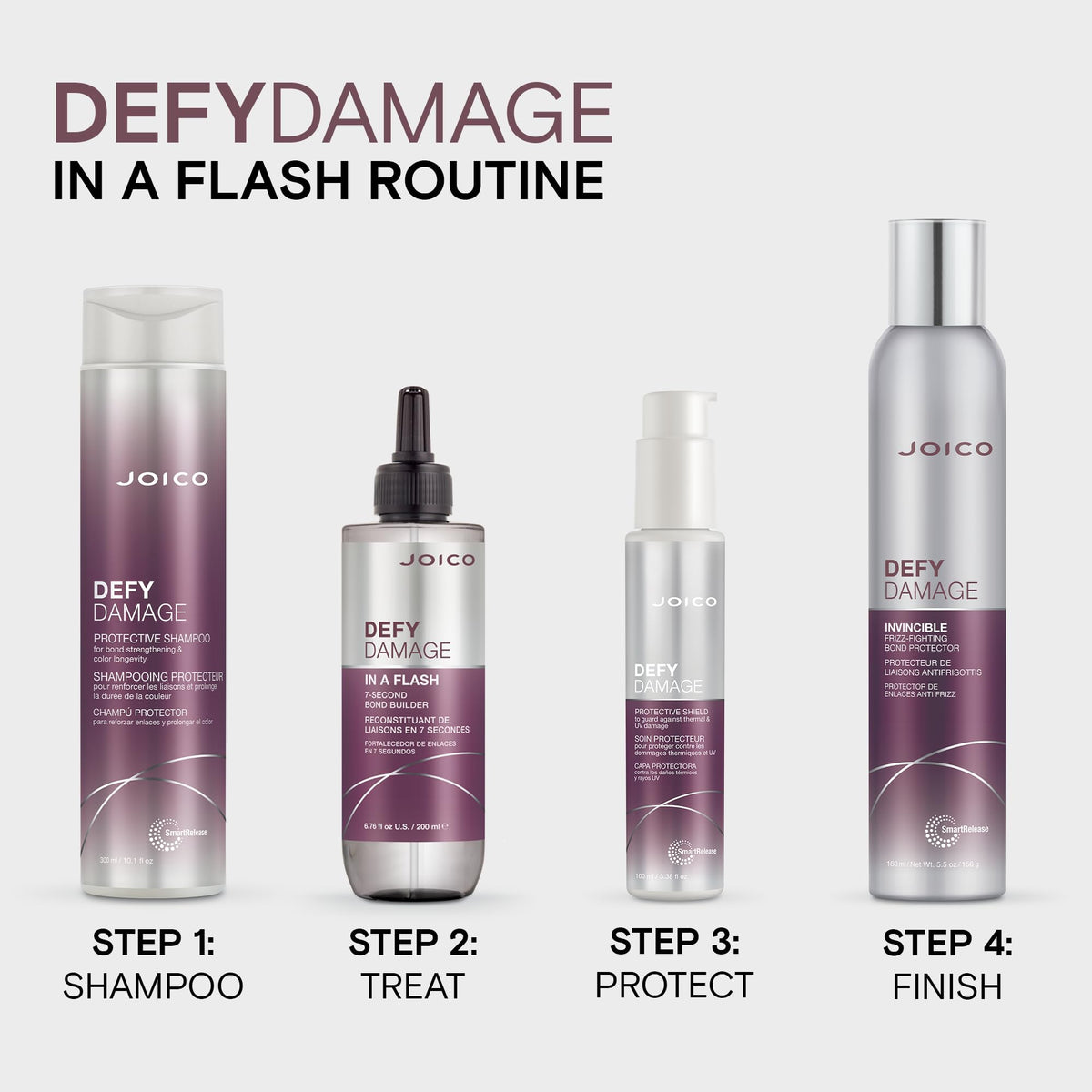 Joico Defy Damage In A Flash 7-Second Bond Builder lifestyle scene