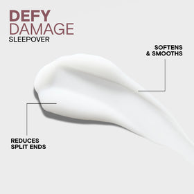 Joico Defy Damage Sleep Over on a bathroom counter