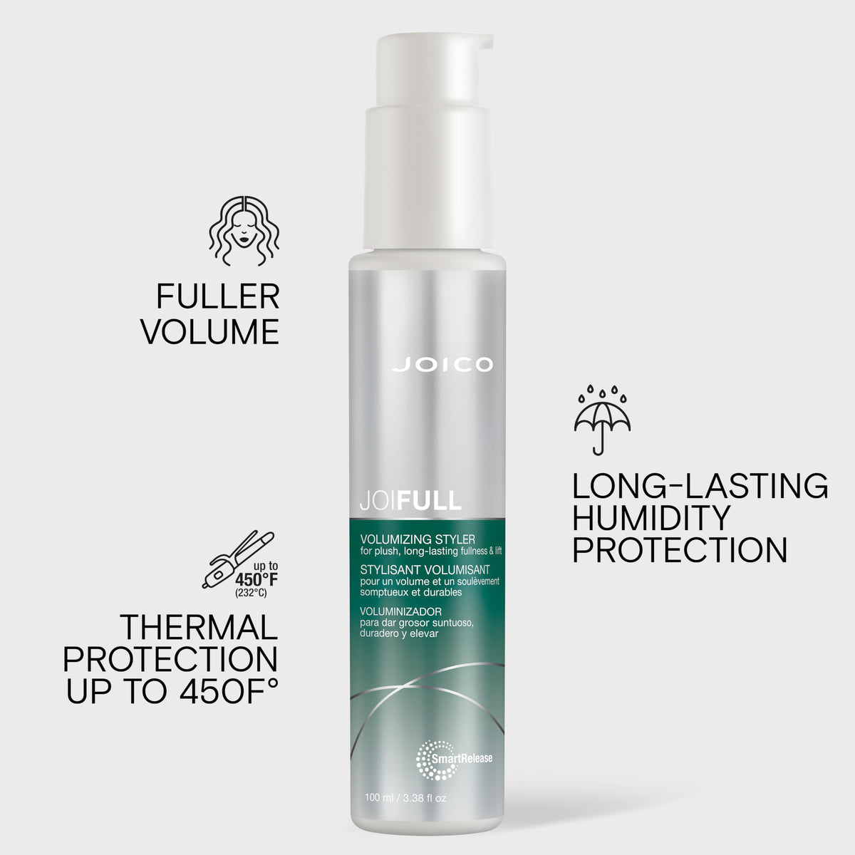 Joico Full Volumizing Styler 3.4 Fl Oz packaging