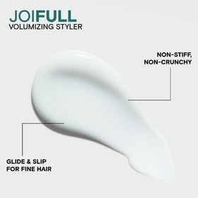 Joico Full Volumizing Styler 3.4 Fl Oz with application on hair