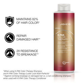 Joico K-Pak Colour Therapy Shampoo on bathroom shelf