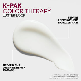 Joico K-PAK Luster Lock application on hair