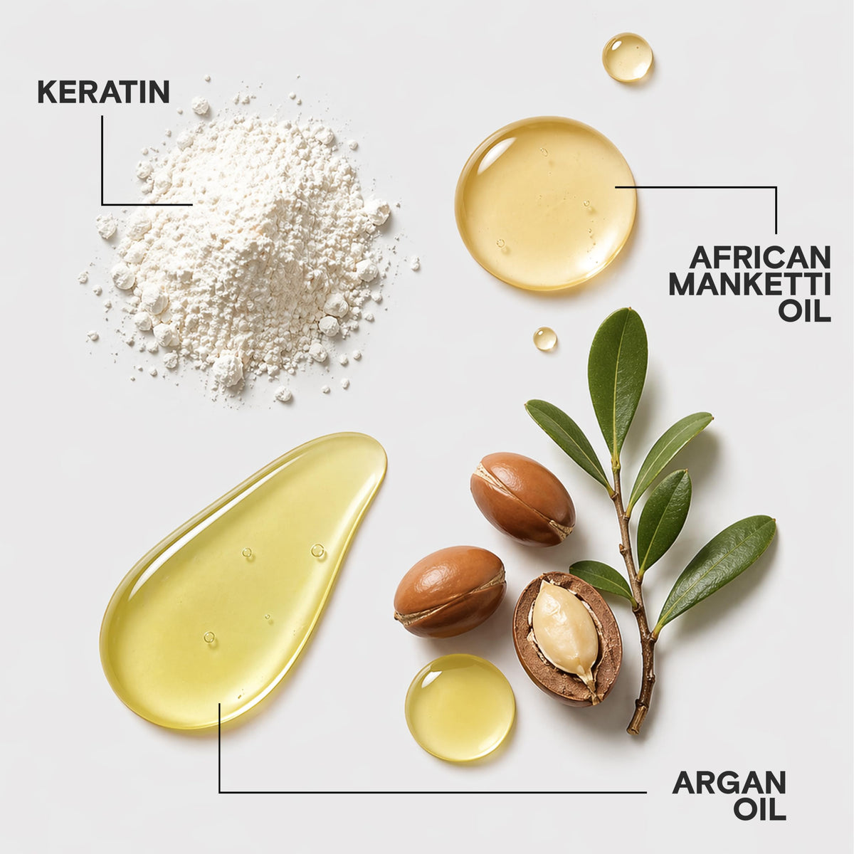Joico K-PAK Luster Lock ingredients list on back