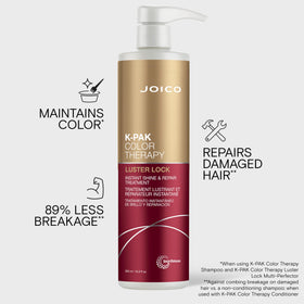 Joico K-PAK Luster Lock with product texture close-up