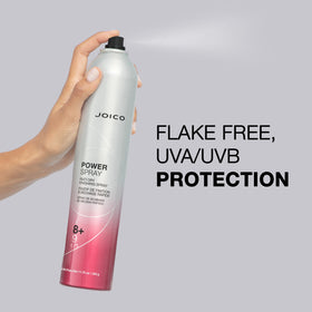Joico Power Spray Fast-Dry Finishing Spray 11.75 oz with styling tools