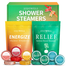 JoJowell Shower Steamers 12 pack gift set with various scents