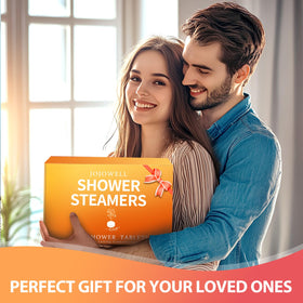 JoJowell shower steamers in a bathroom setting