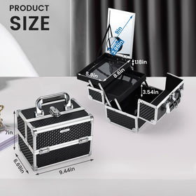 Joligrace Makeup Box side view with handle