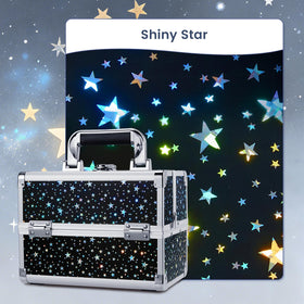 Joligrace Makeup Case Organizer detailed view of the shiny surface