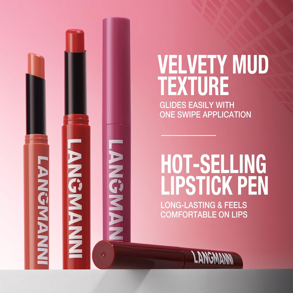 Jolilab Velvet Matte Lipstick Set arranged neatly on a vanity