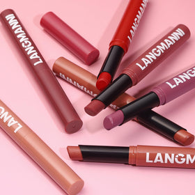 Jolilab Velvet Matte Lipstick Set displayed on vanity