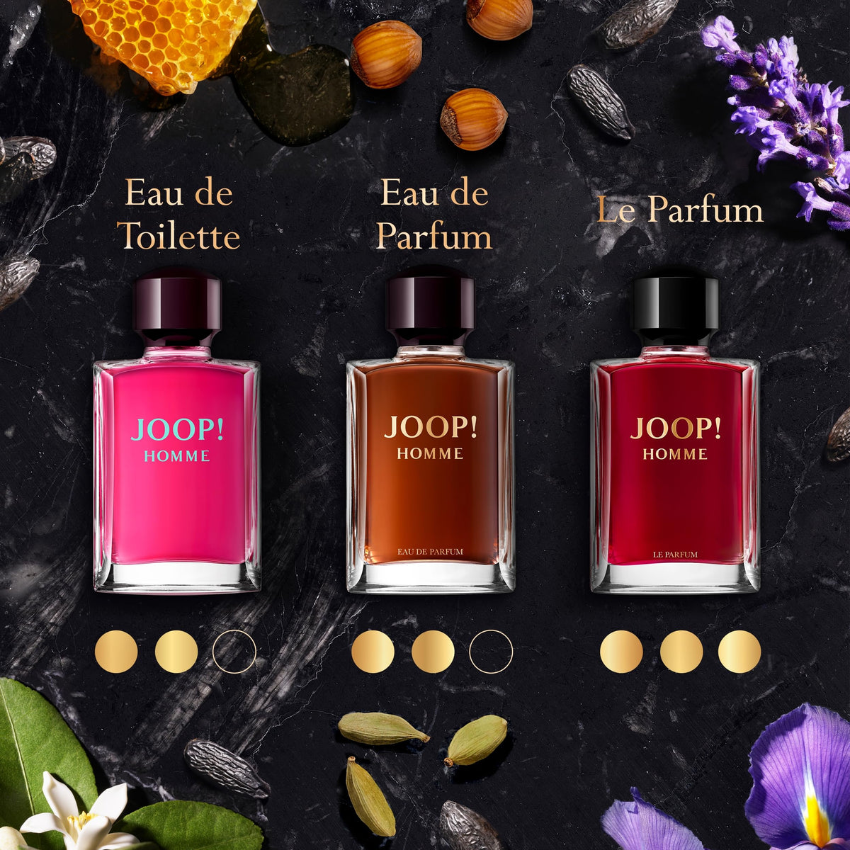 Joop! Homme Eau de Toilette on a dresser