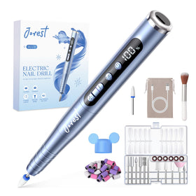 Jorest Electric Nail Drill Kit front view with accessories
