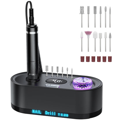 JOSGLOI 40000RPM Nail Drill E-File front view